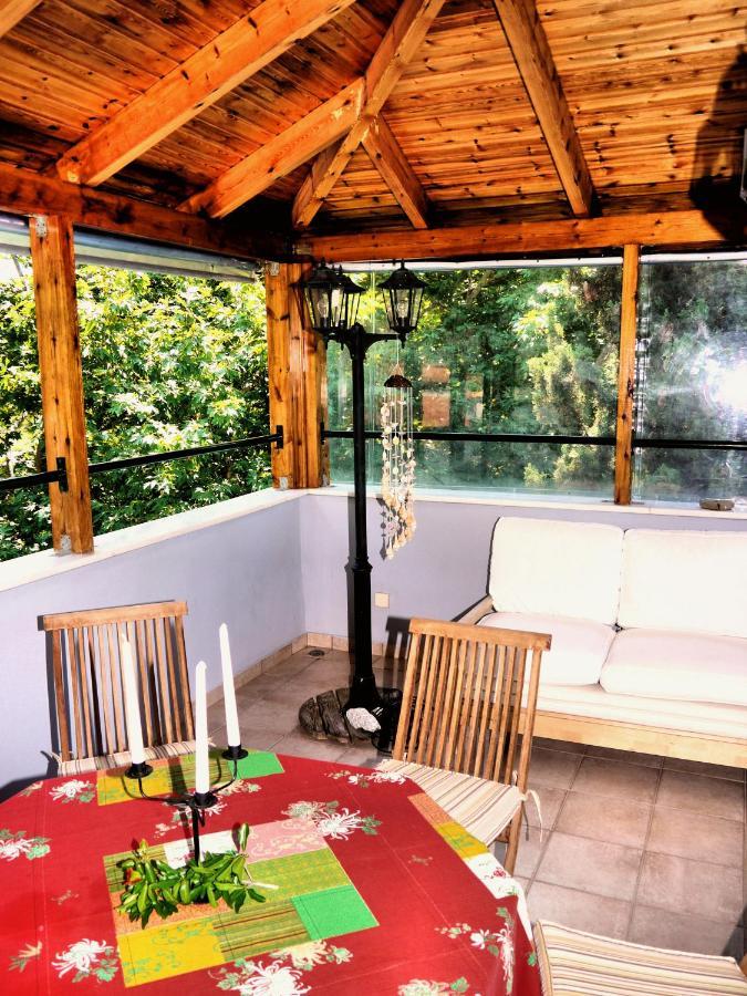 Steinturm Mit Dach-Terrasse Zwischen Fluss, Meer Und Gebirge- Spiti Pirgos Paralia Sergoulas Eksteriør billede